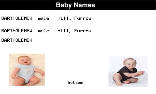 bartholemew baby names
